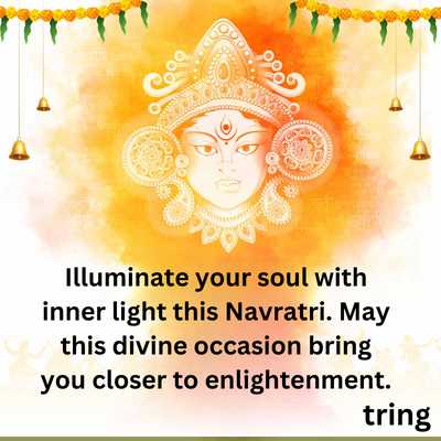 Illuminate soul enlightenment Navratri