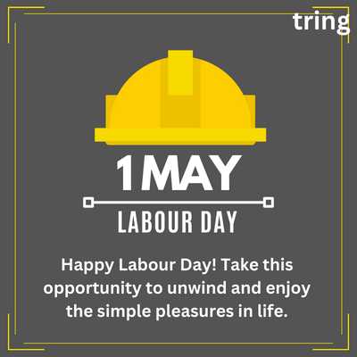 Happy Labour Day! Take this opportunity to unwind and enjoy the simple pleasures in life.