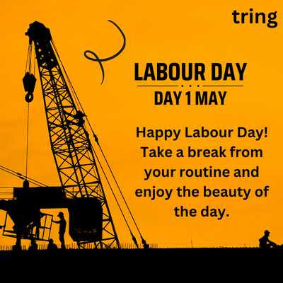 Happy Labour Day! Take a break from your routine and enjoy the beauty of the day.