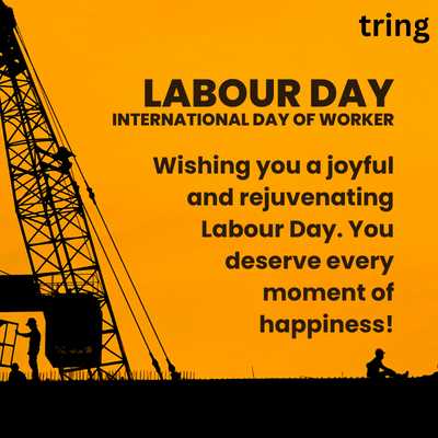 Wishing you a joyful and rejuvenating Labour Day. You deserve every moment of happiness!