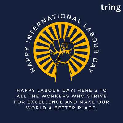 Happy Labour Day! Here's to all the workers who strive for excellence and make our world a better place.
