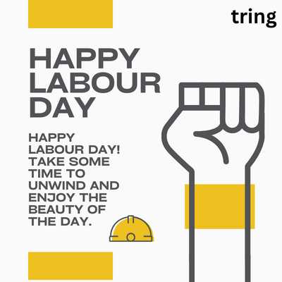 Happy Labour Day! Take some time to unwind and enjoy the beauty of the day.