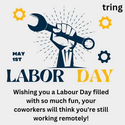 Wishing you a Labour Day filled with so much fun, your coworkers will think you're still working remotely!