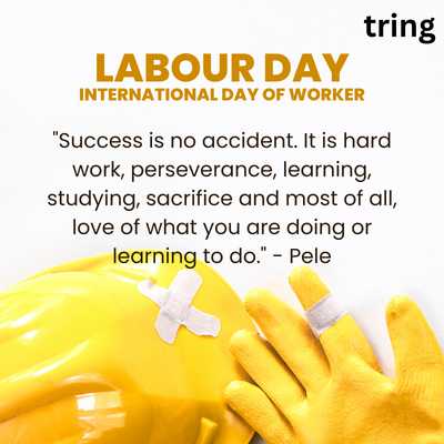 "Success is no accident. It is hard work, perseverance, learning, studying, sacrifice and most of all, love of what you are doing or learning to do." - Pele