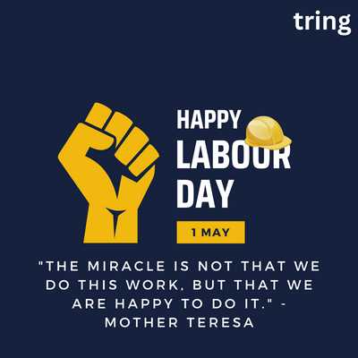 "The miracle is not that we do this work, but that we are happy to do it." - Mother Teresa