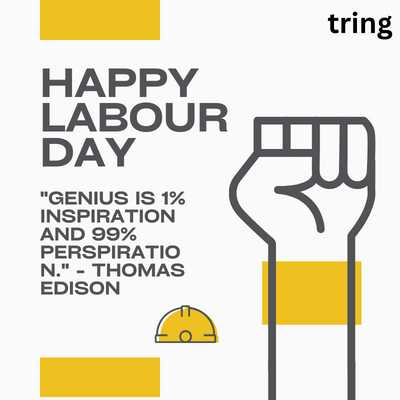 "Genius is 1% inspiration and 99% perspiration." - Thomas Edison