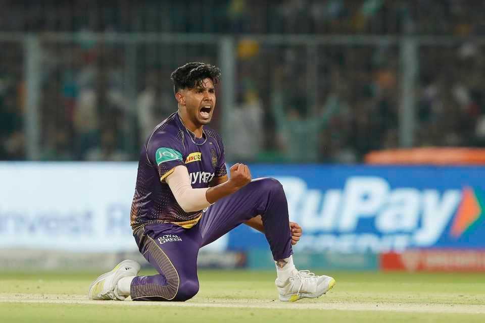 Harshit Rana in KKR Jersey