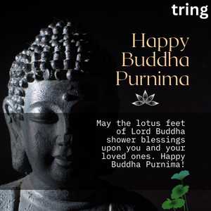 May the lotus feet of Lord Buddha shower blessings upon you and your loved ones. Happy Buddha Purnima!