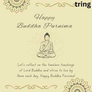 Let's reflect on the timeless teachings of Lord Buddha and strive to live by them each day. Happy Buddha Purnima!