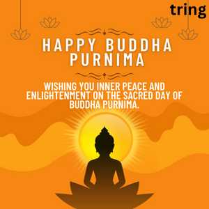 Wishing you inner peace and enlightenment on the sacred day of Buddha Purnima.