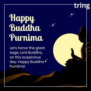 Let's honor the great sage, Lord Buddha, on this auspicious day. Happy Buddha Purnima!