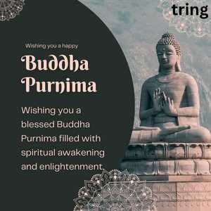 Wishing you a blessed Buddha Purnima filled with spiritual awakening and enlightenment.