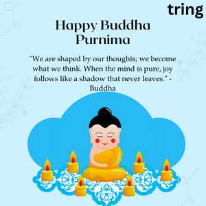 "We are shaped by our thoughts; we become what we think. When the mind is pure, joy follows like a shadow that never leaves." - Buddha