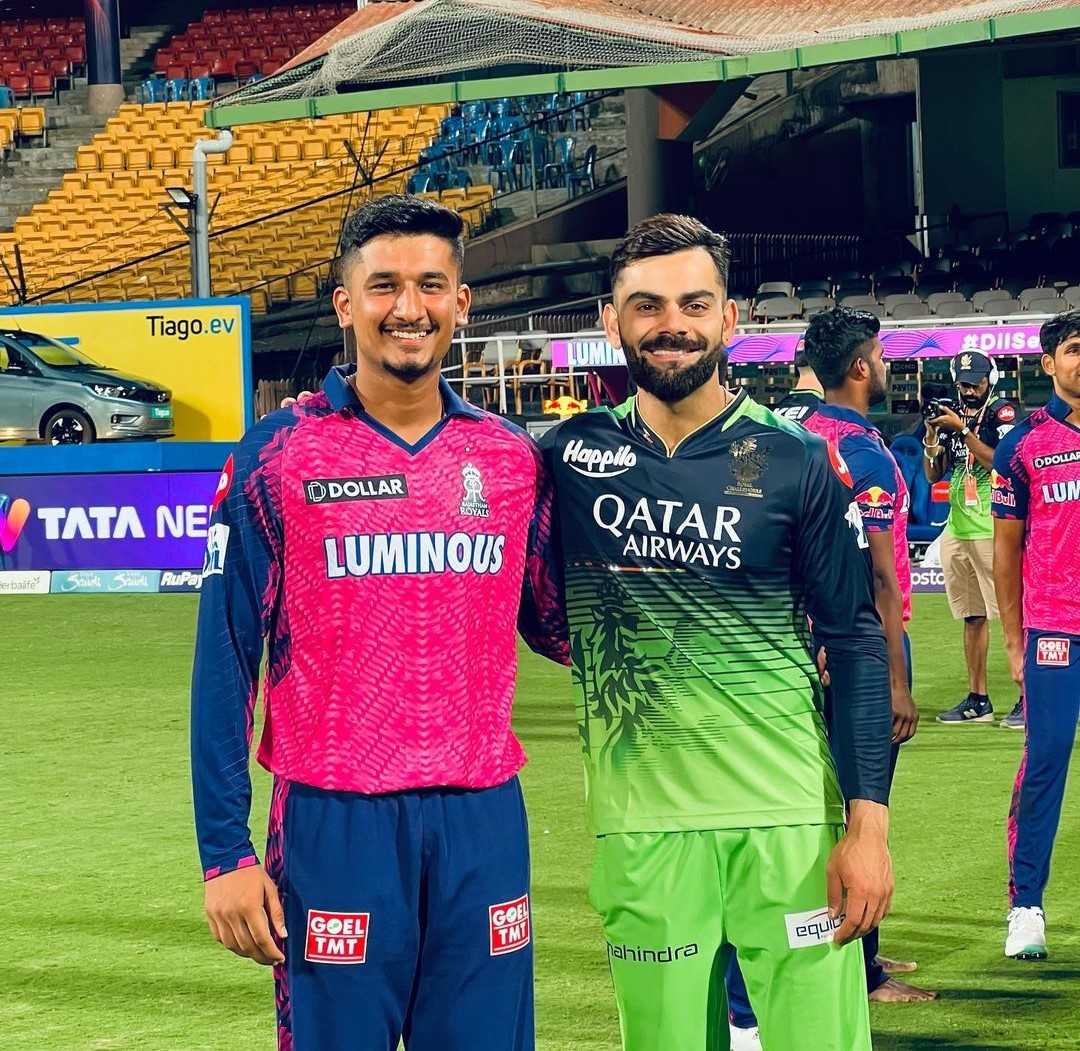 Kunal Rathore and Virat Kohli