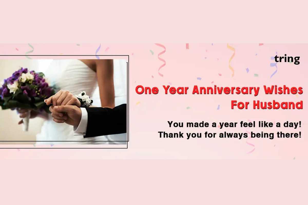 first wedding anniversary wishes to husband from wife