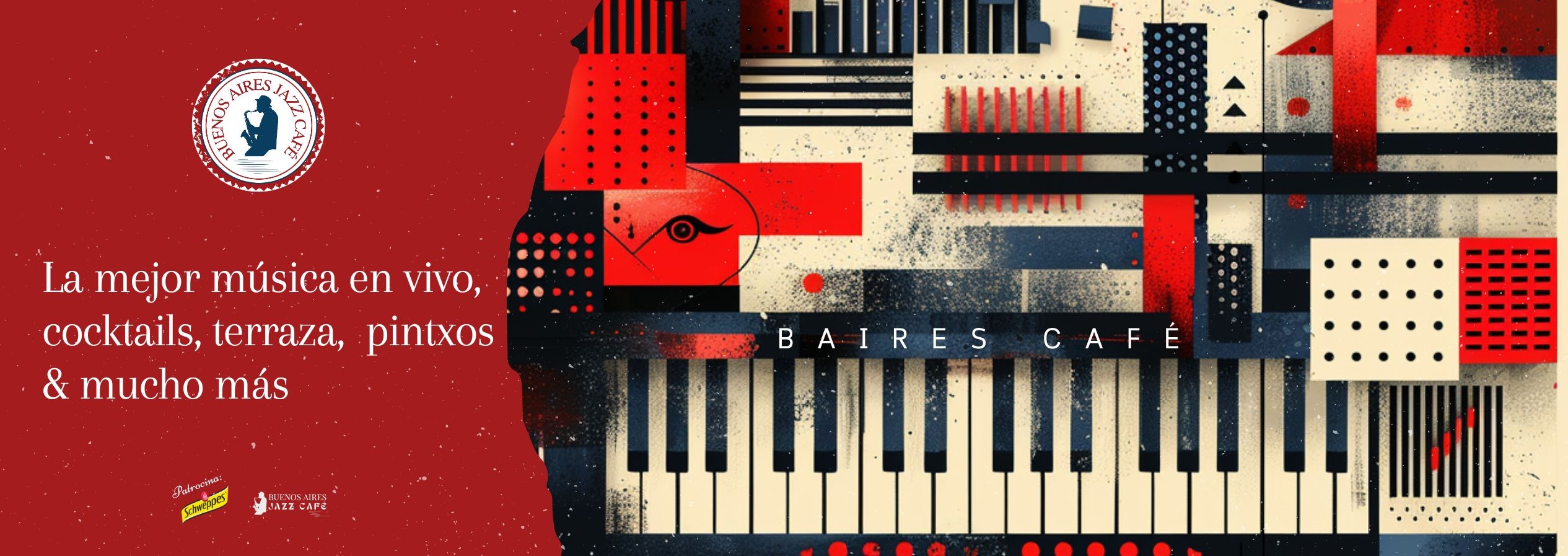 Brown Black Modern Cocktails Party Facebook Event Cover (66.96 x 23.74 cm)