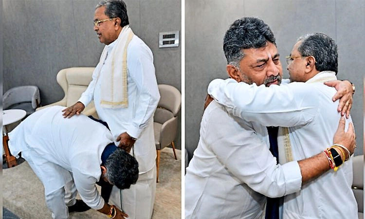 ಸಿದ್ದರಾಮಯ್ಯ ಅವರ ಆಶೀರ್ವಾದ ಪಡೆದ ಡಿಕೆಶಿ