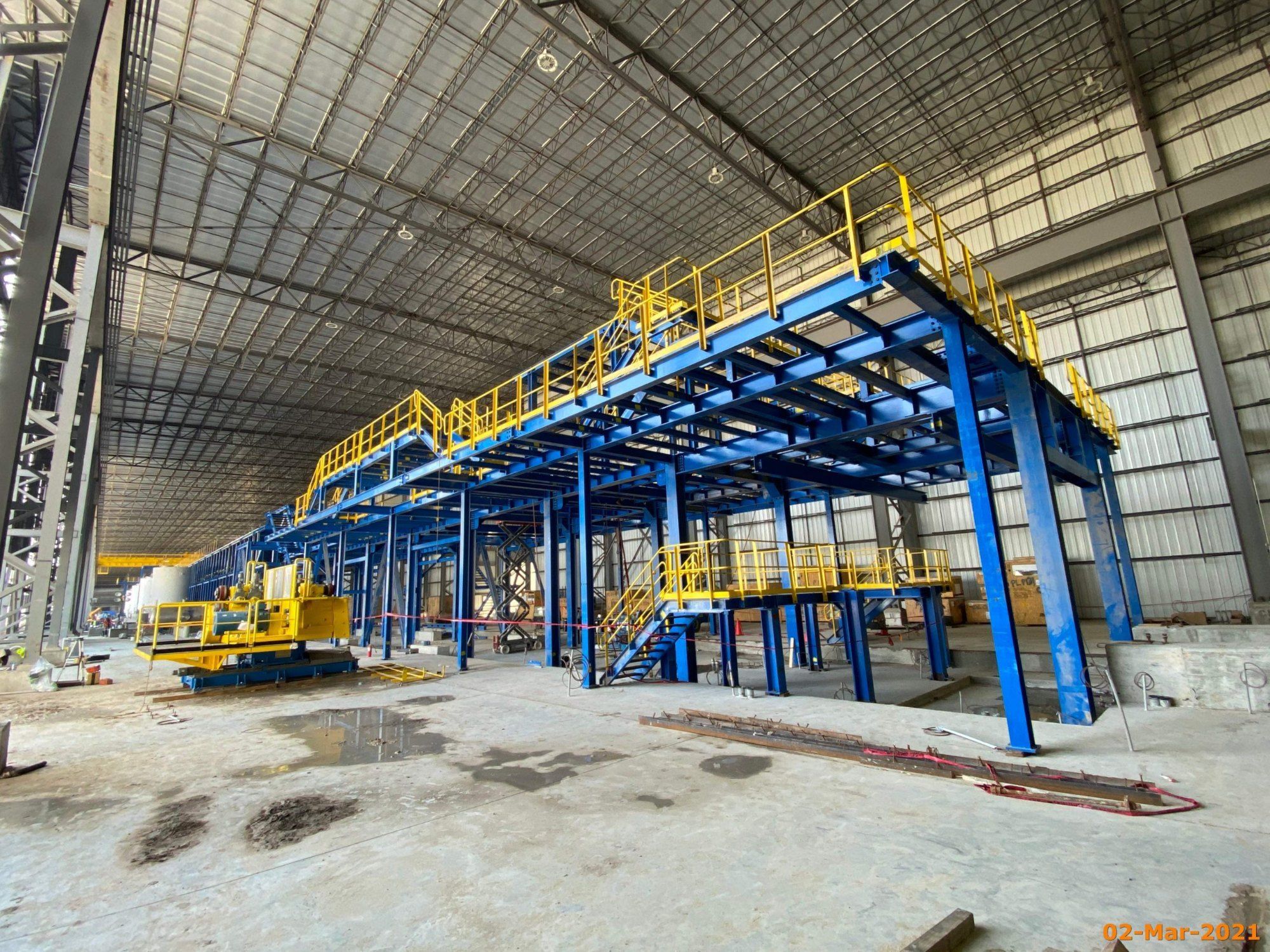 Industrial coating project