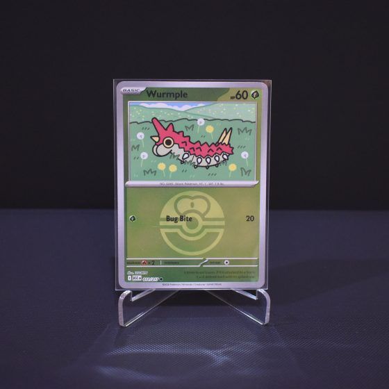 Wurmple (Love Ball), 011/217, Ascended Heroes (ASC), Reverse Holo (RH), Kartu Pokemon, [#1]