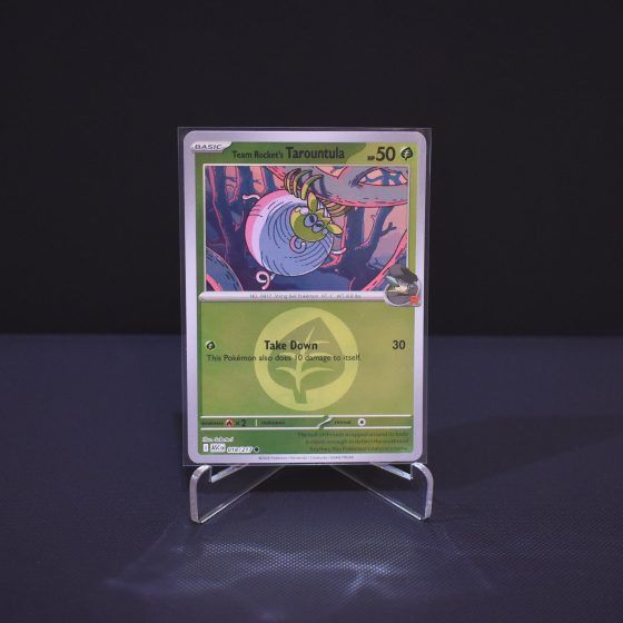 Team Rocket's Tarountula (Energy Symbol Pattern), 018/217, Ascended Heroes (ASC), Reverse Holo (RH), Kartu Pokemon, [#1]