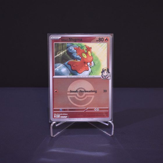Ethan's Slugma (Poke Ball), 023/217, Ascended Heroes (ASC), Reverse Holo (RH), Kartu Pokemon, [#2]