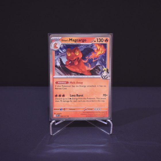 Ethan's Magcargo, 024/217, Ascended Heroes (ASC), Rare (R), Kartu Pokemon, [#1]