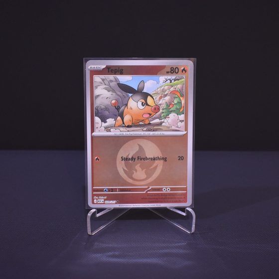 Tepig (Energy Symbol Pattern), 029/217, Ascended Heroes (ASC), Reverse Holo (RH), Kartu Pokemon, [#1]