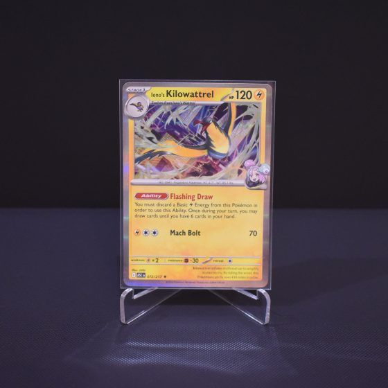 Iono's Kilowattrel, 072/217, Ascended Heroes (ASC), Rare (R), Kartu Pokemon, [#1]