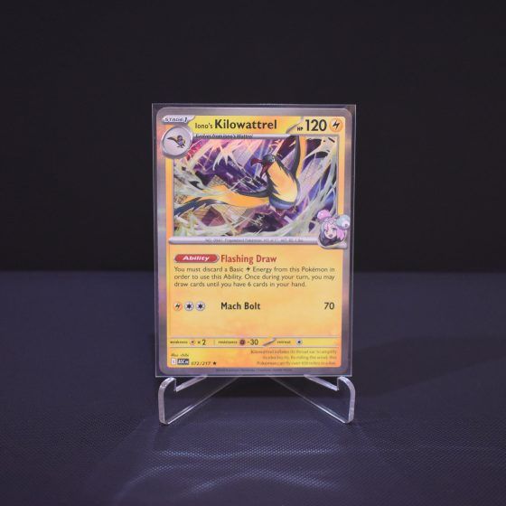 Iono's Kilowattrel, 072/217, Ascended Heroes (ASC), Rare (R), Kartu Pokemon, [#4]