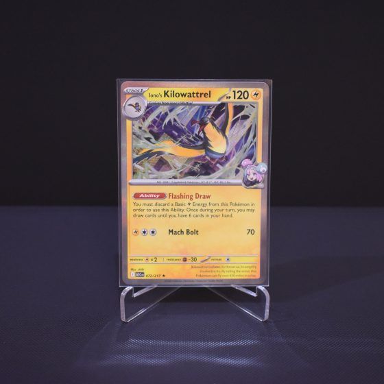 Iono's Kilowattrel, 072/217, Ascended Heroes (ASC), Rare (R), Kartu Pokemon, [#5]