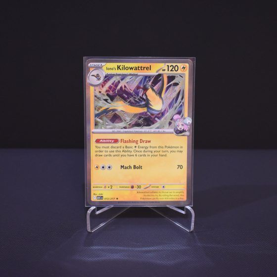 Iono's Kilowattrel, 072/217, Ascended Heroes (ASC), Rare (R), Kartu Pokemon, [#6]