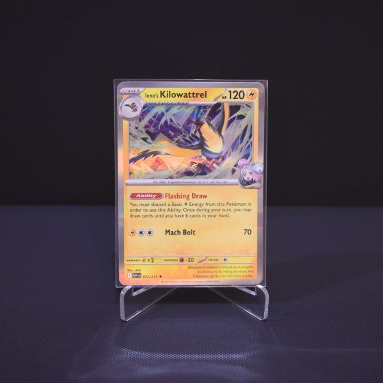 Iono's Kilowattrel, 072/217, Ascended Heroes (ASC), Rare (R), Kartu Pokemon, [#9]