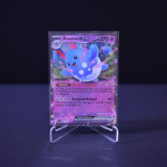 Azumarill ex, 084/217, Ascended Heroes (ASC), Double Rare (RR), Kartu Pokemon, [#1]