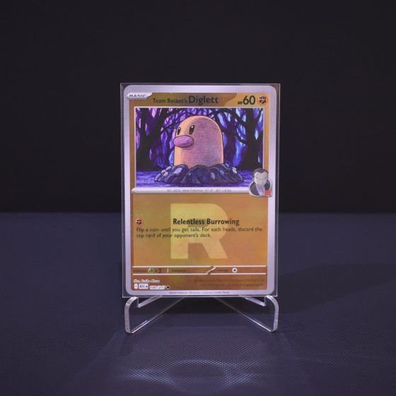 Team Rocket's Diglett (Team Rocket), 100/217, Ascended Heroes (ASC), Reverse Holo (RH), Kartu Pokemon, [#2]