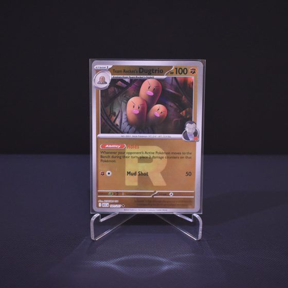Team Rocket's Dugtrio (Team Rocket), 101/217, Ascended Heroes (ASC), Reverse Holo (RH), Kartu Pokemon, [#1]
