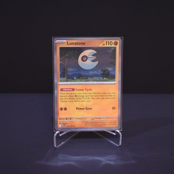 Lunatone, 105/217, Ascended Heroes (ASC), Rare (R), Kartu Pokemon, [#4]