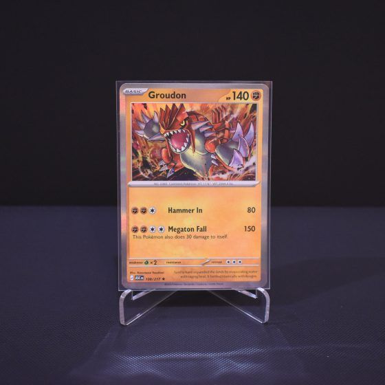 Groudon, 108/217, Ascended Heroes (ASC), Rare (R), Kartu Pokemon, [#5]