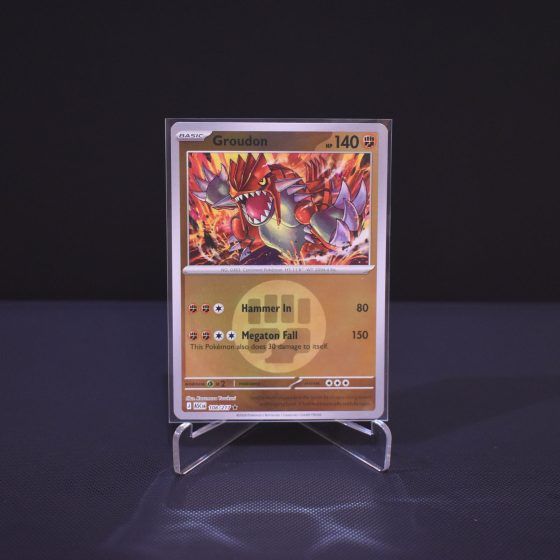 Groudon (Energy Symbol Pattern), 108/217, Ascended Heroes (ASC), Reverse Holo (RH), Kartu Pokemon, [#1]