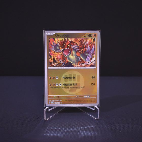 Groudon (Energy Symbol Pattern), 108/217, Ascended Heroes (ASC), Reverse Holo (RH), Kartu Pokemon, [#2]