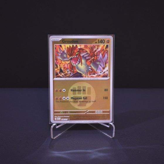 Groudon (Energy Symbol Pattern), 108/217, Ascended Heroes (ASC), Reverse Holo (RH), Kartu Pokemon, [#3]