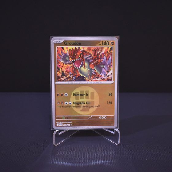 Groudon (Energy Symbol Pattern), 108/217, Ascended Heroes (ASC), Reverse Holo (RH), Kartu Pokemon, [#5]