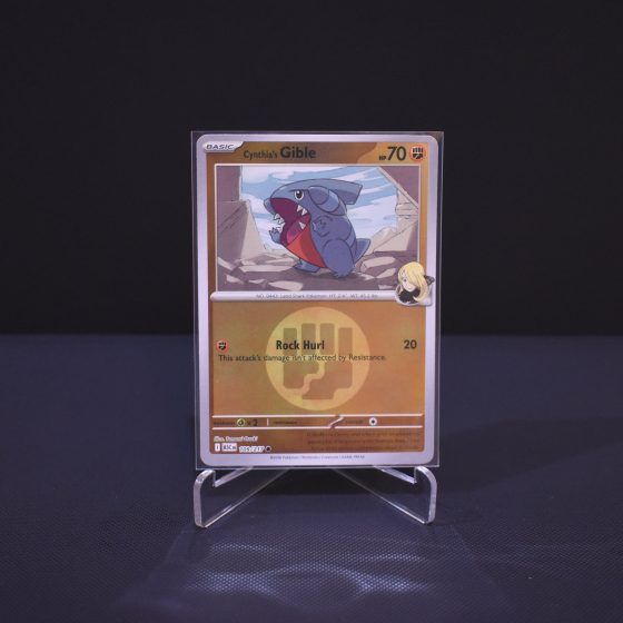 Cynthia's Gible (Energy Symbol Pattern), 109/217, Ascended Heroes (ASC), Reverse Holo (RH), Kartu Pokemon, [#1]