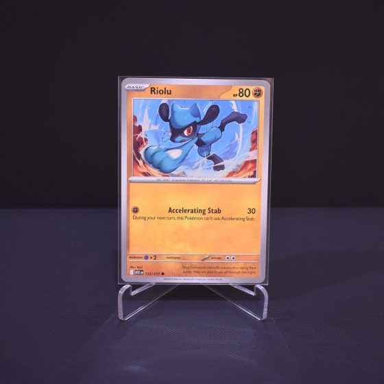 Riolu, 112/217, Ascended Heroes (ASC), Common (C), Kartu Pokemon, [#2]