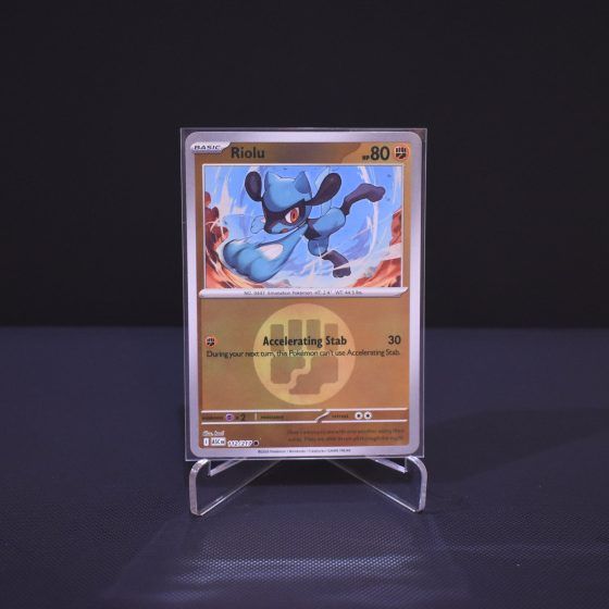 Riolu (Energy Symbol Pattern), 112/217, Ascended Heroes (ASC), Reverse Holo (RH), Kartu Pokemon, [#1]