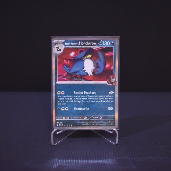 Team Rocket's Honchkrow, 127/217, Ascended Heroes (ASC), Rare (R), Kartu Pokemon, [#3]