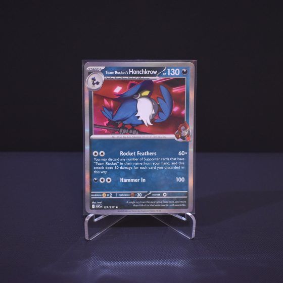 Team Rocket's Honchkrow, 127/217, Ascended Heroes (ASC), Rare (R), Kartu Pokemon, [#4]