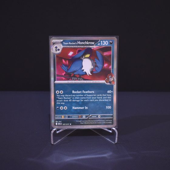 Team Rocket's Honchkrow, 127/217, Ascended Heroes (ASC), Rare (R), Kartu Pokemon, [#9]
