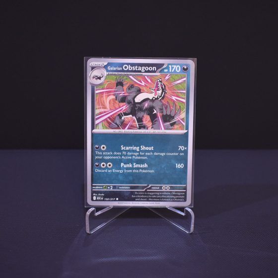 Galarian Obstagoon, 132/217, Ascended Heroes (ASC), Uncommon (U), Kartu Pokemon, [#2]