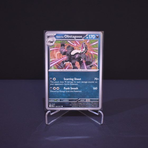 Galarian Obstagoon, 132/217, Ascended Heroes (ASC), Uncommon (U), Kartu Pokemon, [#3]
