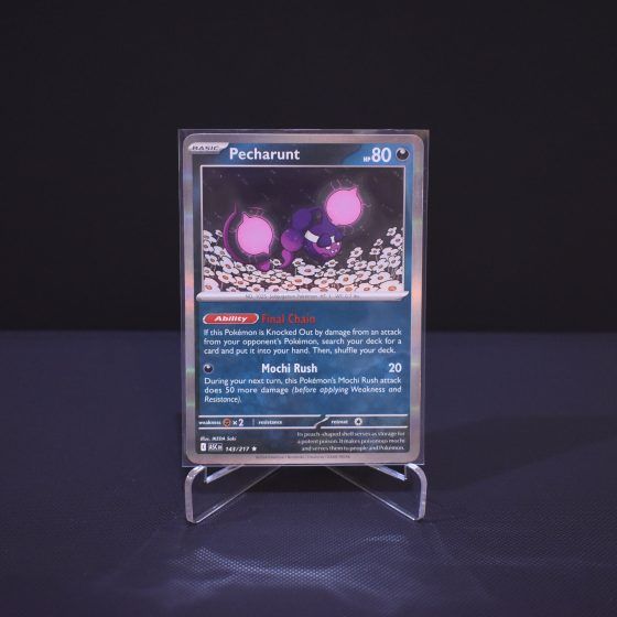 Pecharunt, 143/217, Ascended Heroes (ASC), Rare (R), Kartu Pokemon, [#1]